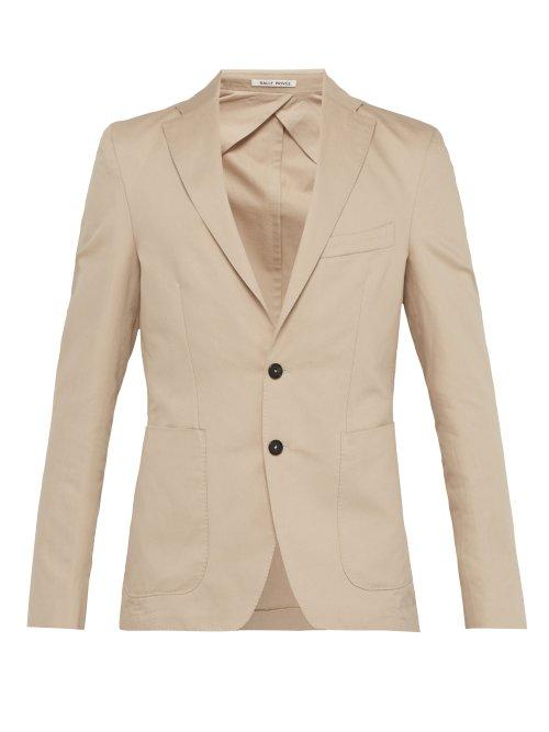 Matchesfashion.com Salle Prive - Ross Cotton And Linen Blend Blazer - Mens - Beige