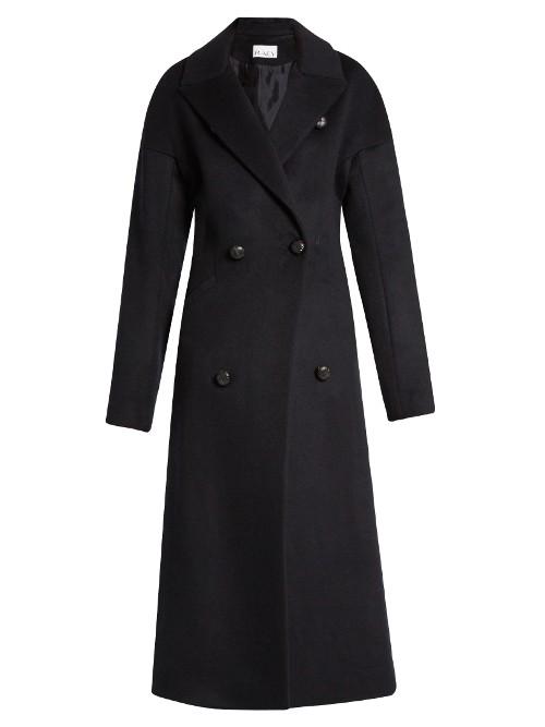 Raey Peak-lapel Wool-silk Coat