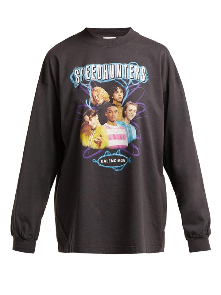 Balenciaga Speedhunters Cotton Long-sleeve T-shirt