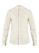 Éditions M.r Officer-collar Cotton-poplin Shirt