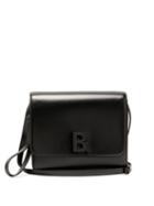 Matchesfashion.com Balenciaga - B Logo Leather Cross Body Bag - Womens - Black