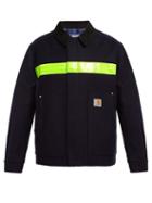 Matchesfashion.com Junya Watanabe - X Carhartt Fluorescent Trim Wool Blend Jacket - Mens - Navy