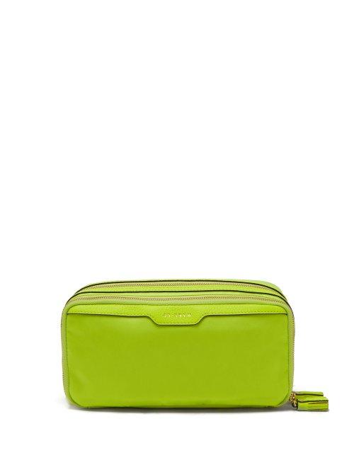 Matchesfashion.com Anya Hindmarch - Nylon Make Up Bag - Womens - Yellow