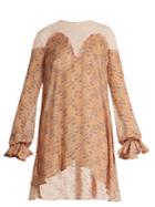 Katie Eary Snake-print Silk-chiffon Dress