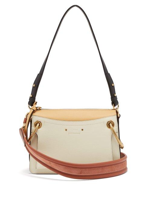 Matchesfashion.com Chlo - Roy Small Leather Shoulder Bag - Womens - White Multi