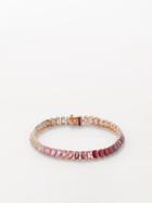Shay - Rainbow Diamond, Ruby & 18kt-gold Bracelet - Womens - Pink Multi