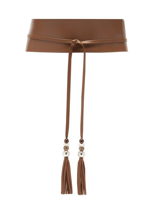 Matchesfashion.com Max Mara - Elia Belt - Womens - Brown