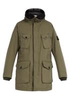 Matchesfashion.com Stone Island - Long Line Down Filled Hooded Coat - Mens - Khaki