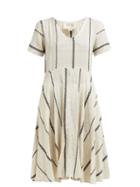 Matchesfashion.com Ace & Jig - Luella Striped Cotton Midi Dress - Womens - White