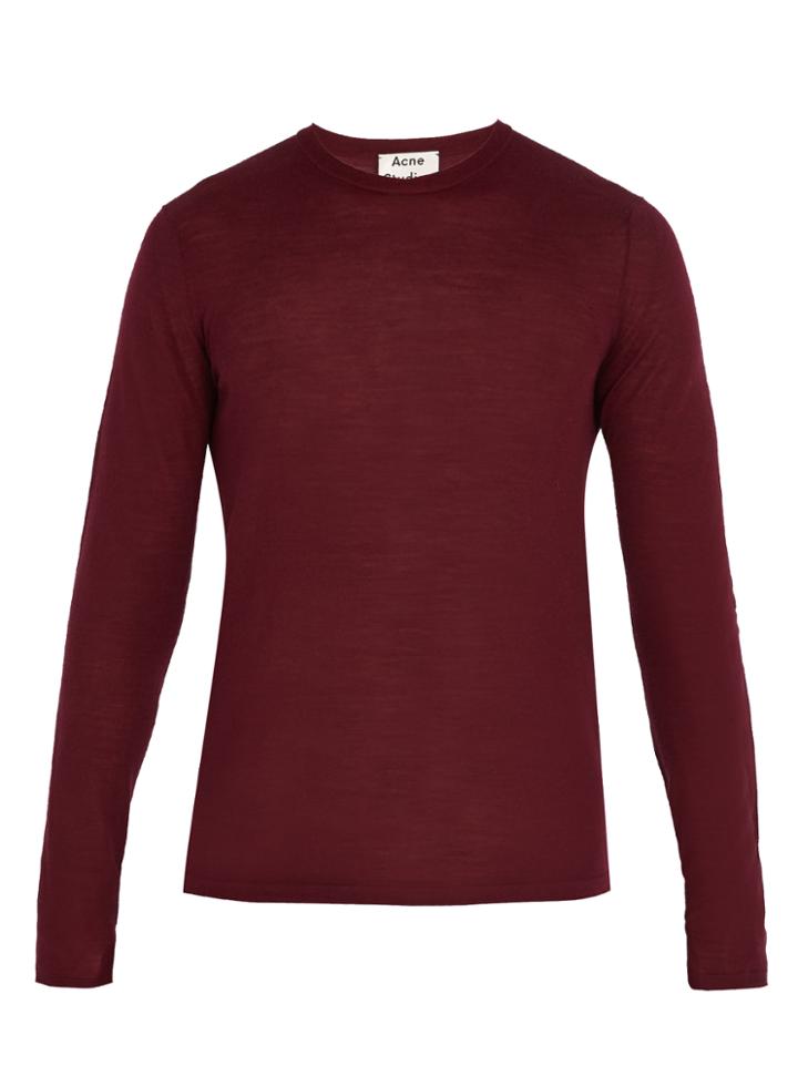 Acne Studios Kort Fine-knit Merino Sweater
