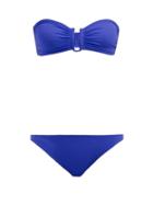 Matchesfashion.com Eres - Show And Fripon Bandeau Bikini Set - Womens - Blue