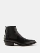 Our Legacy - Pinch Leather Boots - Mens - Black