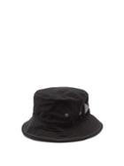 Matchesfashion.com And Wander - Reflective-logo Topstitched Bucket Hat - Mens - Black