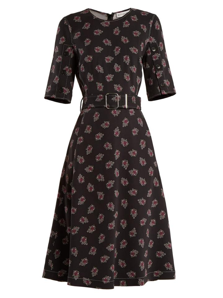 Altuzarra Elena Floral-print Crepe Dress