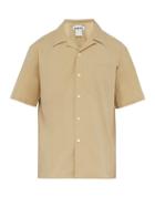 Matchesfashion.com Hope - Camp Collar Cotton Shirt - Mens - Beige