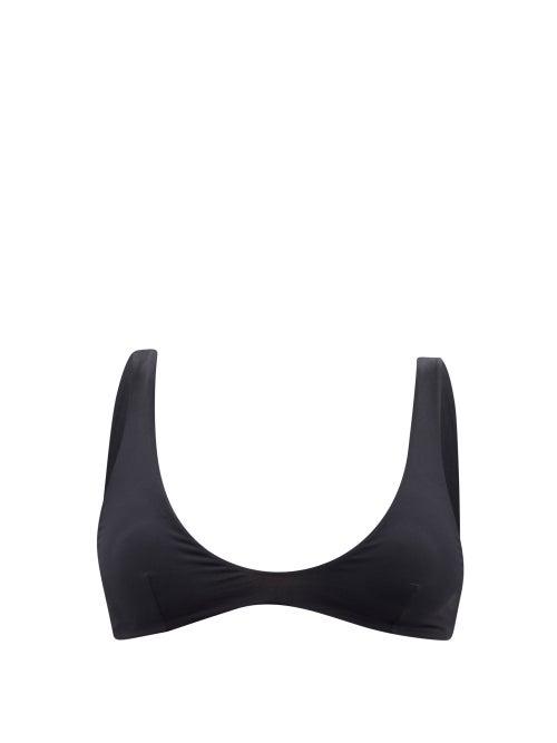 Haight - Juliana Triangular Bikini Top - Womens - Black