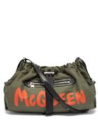 Alexander Mcqueen - Bundle Small Logo-print Shoulder Bag - Womens - Khaki Multi