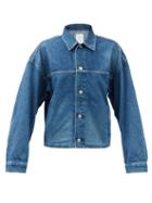 Kuro - Dynamo Recycled-denim Jacket - Womens - Mid Denim