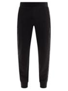 Matchesfashion.com Moncler - Logo-tape Cotton-jersey Track Pants - Mens - Black