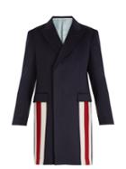 Gucci Striped-detail Cashmere-blend Coat