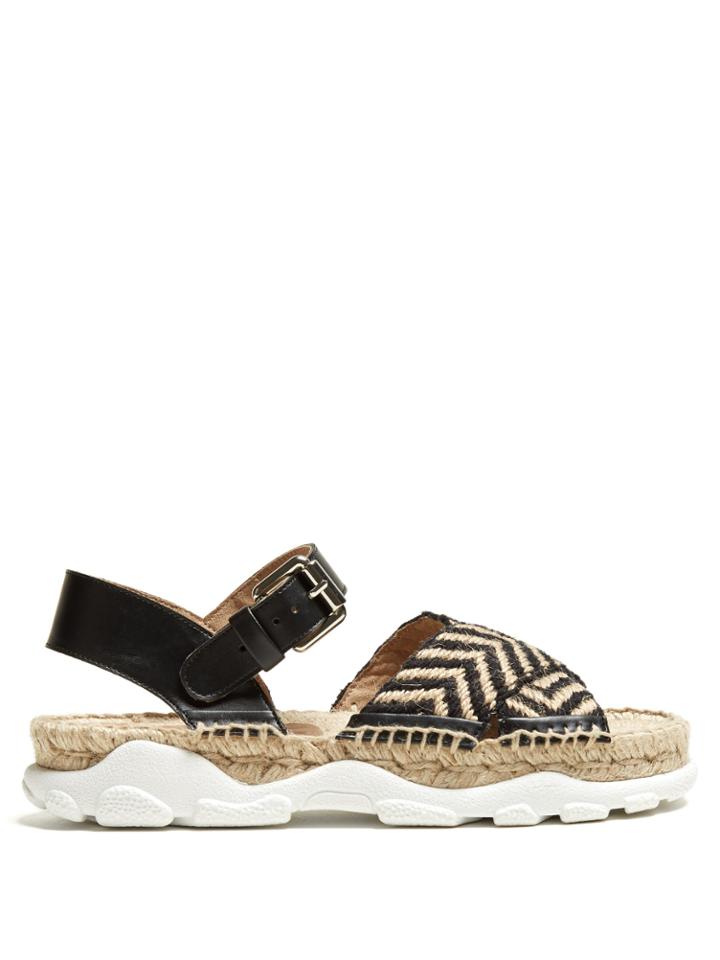 Stella Mccartney Woven-rope Espadrille Sandals