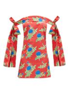Matchesfashion.com Bernadette - Timothy Off-the-shoulder Floral Taffeta Mini Dress - Womens - Red Multi