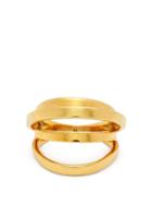 Matchesfashion.com Alan Crocetti - Gold Plated Space Ring - Womens - Gold