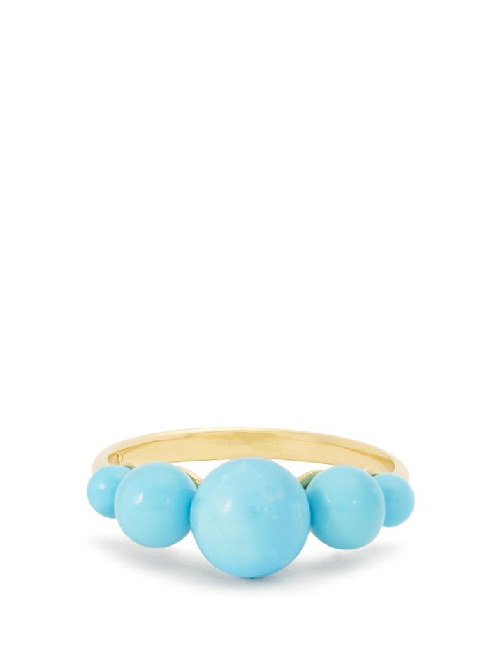 Irene Neuwirth Turquoise & Yellow-gold Ring