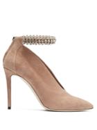 Jimmy Choo Lux 100 Suede Ankle Boots