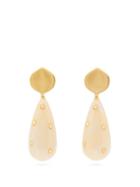 Matchesfashion.com Lizzie Fortunato - Prism Gold Plated Drop Earrings - Womens - Cream