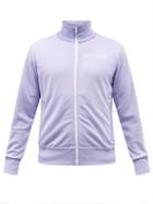 Palm Angels - Logo-print Jersey Track Jacket - Mens - Purple