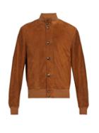 Matchesfashion.com Salle Prive - Eero Suede Bomber Jacket - Mens - Brown
