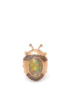 Matchesfashion.com Daniela Villegas - Palais Royal Sapphire & 18kt Rose Gold Ring - Womens - Gold