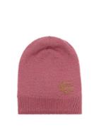 Gucci - Gg-jacquard Lam Beanie - Womens - Pink