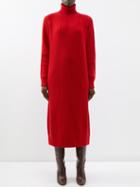 Max Mara - Riviera Dress - Womens - Red