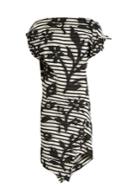 Vivienne Westwood Anglomania Shore Striped Floral-print Jersey Dress