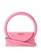 Jacquemus - Round Leather Bag - Womens - Pink