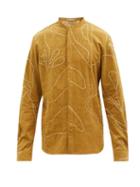 Matchesfashion.com 11.11 / Eleven Eleven - Bandhani-dyed Cotton-khadi Shirt - Mens - Yellow White