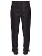 Toga Stud-embellished Cropped Straight-leg Jeans