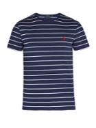 Polo Ralph Lauren Logo-embroidered Striped Cotton Jersey T-shirt