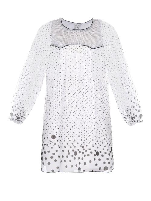 Thierry Colson Poppy Polka-dot Print Cotton Dress