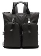 Matchesfashion.com Prada - Nylon Backpack Tote Bag - Mens - Black