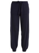Allude Drawstring-waist Wool Trousers