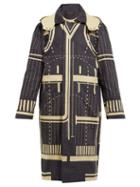 Matchesfashion.com Craig Green - Graphic Print Cotton Parka Jacket - Womens - Black Multi