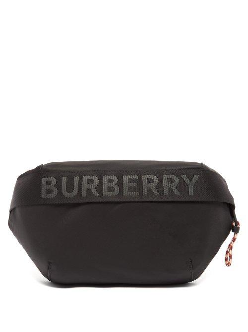 Matchesfashion.com Burberry - Sonny Logo Technical Belt Bag - Mens - Black