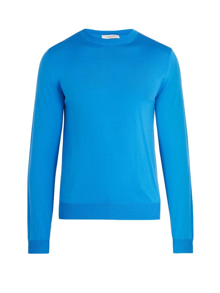 Valentino Rockstud-embellished Wool Sweater