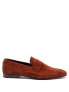 Bougeotte - Suede Penny Loafers - Mens - Brown