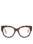 Fendi Cat-eye Tortoiseshell Acetate Glasses