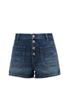 Ladies Rtw Nili Lotan - Mollie High-rise Denim Shorts - Womens - Denim