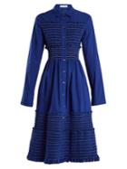 Altuzarra Louane Button-through Cotton-poplin Dress